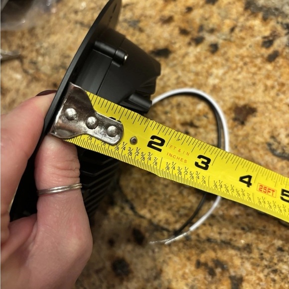 RV/Trailer/Toy Hauler 7in Exterior round Flood Light - LED, 12V 18W - Picture 9 of 10